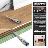 thumbnail of Primewire Flachbandpatchkabel CAT 8 mit Baumwollummantelung - Gigabit Ethernet LAN Kabel - 40 Gbit/s - S/FTP PIMF Schirmung - Netzwerkkabel - 5m