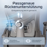 thumbnail of CLOUVOU SmartSeat, ergonomischer Bürostuhl, Rückenlehne mit Mesh Bezug, FlipUp-Armlehnen, 3D-Kopfstütze, BladeWheels, Schwarz