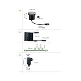 thumbnail of Paulmann Plug & Shine Encastré de sol LED Floor Kit de base favorable aux insectes IP67 2200K 3x4,5W   Anthracite 94717
