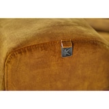 thumbnail of KAWOLA Sofá extra ancho TARA Sala de estar Terciopelo Vintage oro 286x76x143cm (A/A/P)