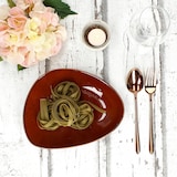 thumbnail of Marron Taste 6x Suppenteller Porzellan kastanienfarben tiefe Teller Salat Pasta