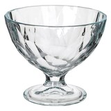 thumbnail of 6x DIAMOND Eisbecher mit Fuß 220ml klar bauchige Früchtebecher Dessert-Gläser