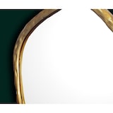 thumbnail of Wandspiegel Asymmetrisch 60x60 cm Metall Design Hängespiegel Gold, Aluminium Dekospiegel Unförmig mit Rahmen, Spiegel Wand Groß, Flurspiegel