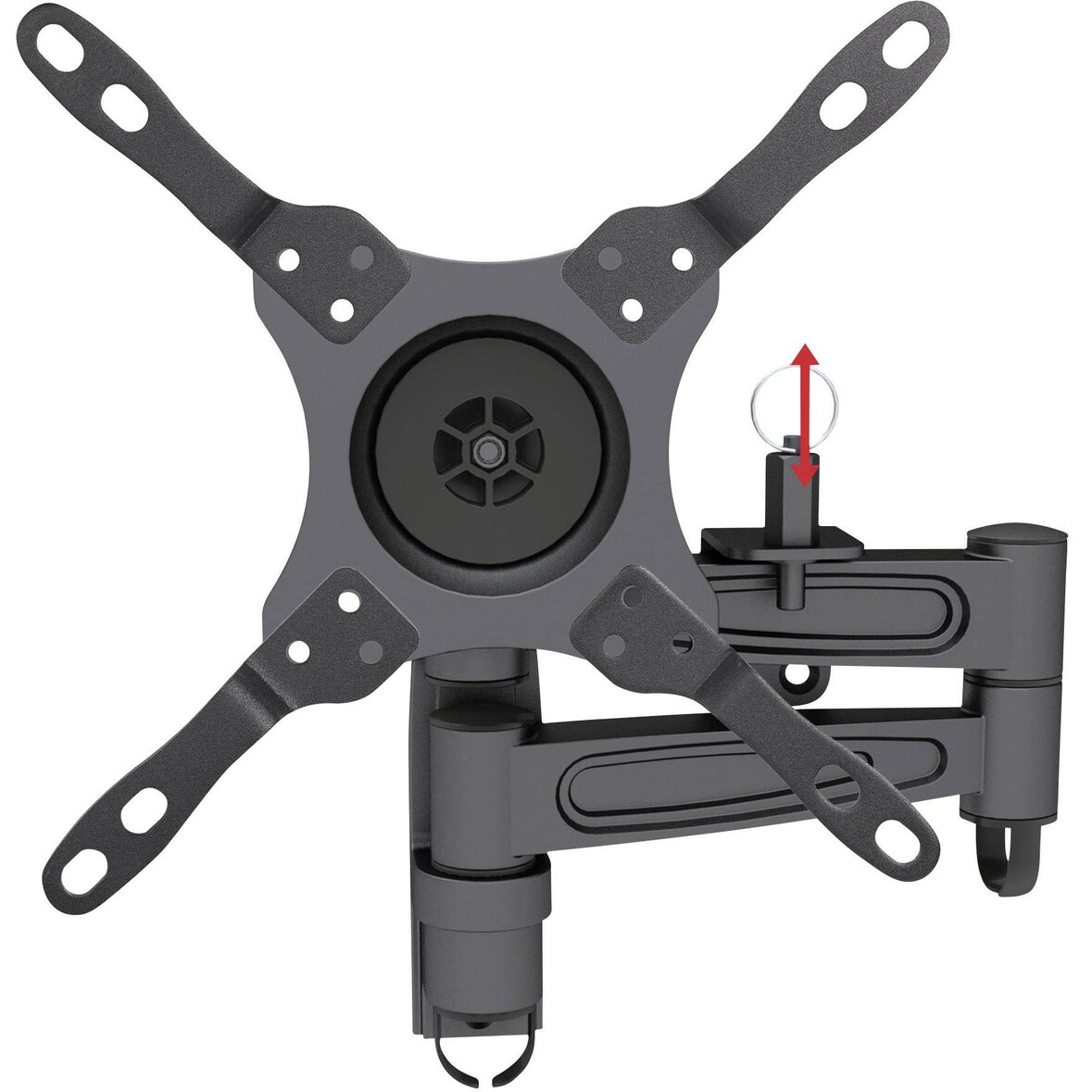 SpeaKa Professional Monitor-Wandhalterung 33 - 96,5 cm (13" - 38") mit Sicherungsbolzen & VESA-Adapt