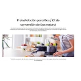 thumbnail of INFINITON Placa de Gas GAS41RO, 4 Zonas, Ancho 60 cm, NEGRO MATE Y DORADO, Bordes biselados