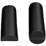thumbnail of 2 Zonen Massageliege-Set mit Polsterung, Massagerollen und Aluminiumgestellschwarz
