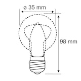 thumbnail of Paulmann LED Kerze Filament   E14 230V 470lm 4,8W 2700K dimmbar Klar 28684