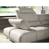 thumbnail of Angel Cerdá Sofá chaise longue derecha piel gris claro 6244C 310 x 235 x 102