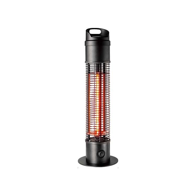 Blooboost Terrasverwarmer Elektrisch - Heater - Carbon - Staand - Waterbestendig - 1200W - Zwart
