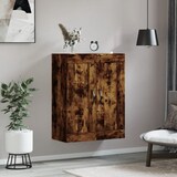 thumbnail of vidaXL Wandschrank Räuchereiche 69,5x34x90 cm Holzwerkstoff