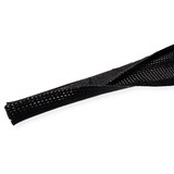 thumbnail of ROLINE PVC Gewebeschlauch für Kabelbündelung, mit Klettband, schwarz, 2,5 m