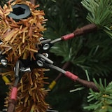 thumbnail of vidaXL Künstlicher klappbarer Weihnachtsbaum Grün 210 cm PVC, Stahl