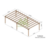 thumbnail of Cochera y Pérgola de Madera Laminada Lugo (Maderland)