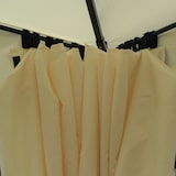 thumbnail of Cenador de Jardín 3x4m Pabellón con Techo Doble y 4 Cortinas Laterales Extraíbles Carpa de Acero para Fiestas Bosas Eventos al Aire Libre Crema