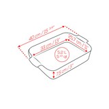 thumbnail of PEUGEOT Keramik Auflaufform APPOLIA 40cm Rechteckig Salbeigrün Spülmaschinenfest