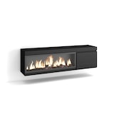 thumbnail of Mueble TV, Televisión, 160, Para TV hasta 65", Chimenea eléctrica XXL, Colgado, Suspendido, Negro _421_7