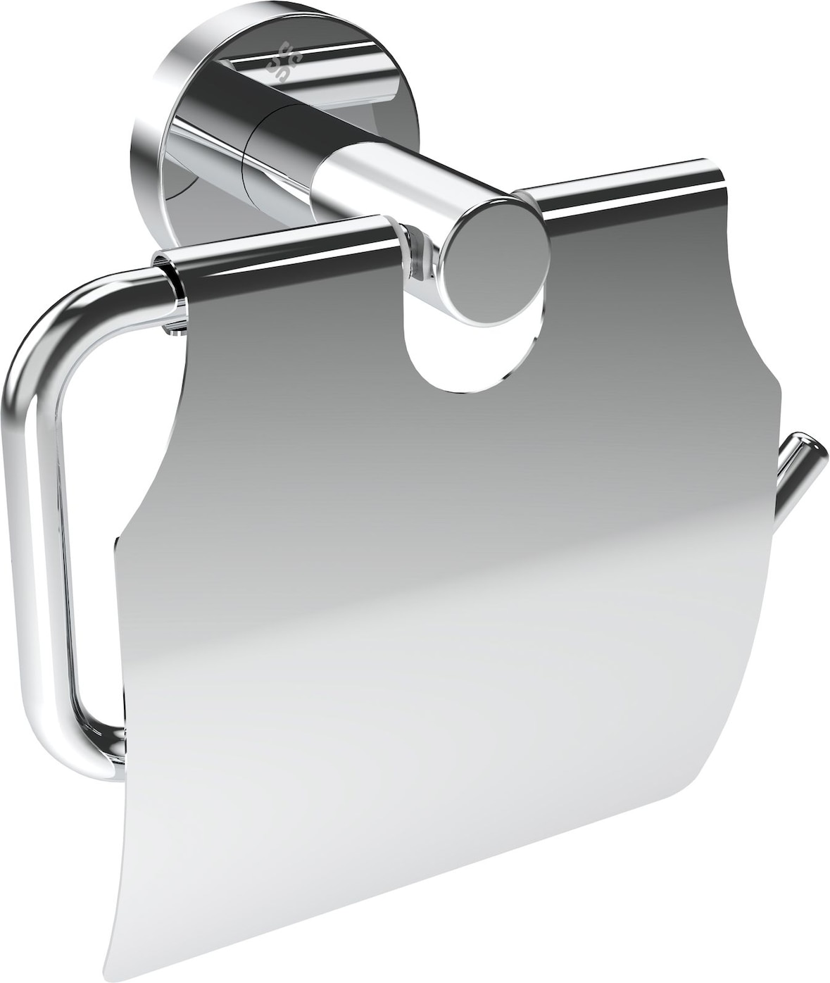 Toilettenpapierhalter Chrom mit verdeckter Befestigung