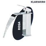 thumbnail of ROSA | Premium hotel waterval badkamerkraan chroom | Gastronomie RVS mengkraan wastafel | Design kraan hoekig