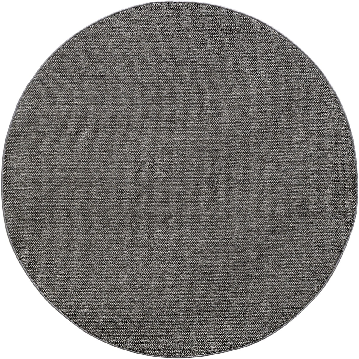 Teppich Schlafzimmer Unifarben Pflegeleicht Waschbar Strapazierfähig Wohnzimmer Esszimmer Rund Grau 160x160 cm – CIMA von Kadima Design