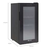 thumbnail of Sommertal Kühlschrank GK 50– Leiser Getränkekühlschrank mit LED, Touchscreen & Schloss kleiner Flaschenkühlschrank schwarz 50L