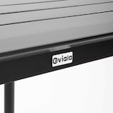 thumbnail of Mesa de terraza cuadrada (70x70cm) negra