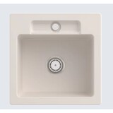 thumbnail of Villeroy&Boch Spülbecken, Küchenspüle Siluet 50 S Crema 510x510mm, Unterschrankbreite 50cm