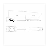 thumbnail of escova de grelha Churrasco Black