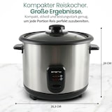 thumbnail of Emerio Reiskocher 1,5 Liter – Warmhaltefunktion & automatische Abschaltung – Antihaftbeschichtung – RCE-110118.5 – Schwarz