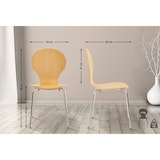 thumbnail of 8 x Stapelstuhl DIEGO natura