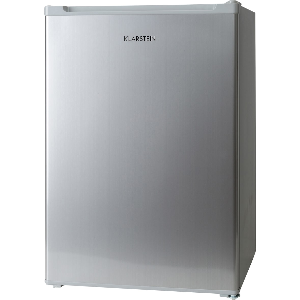 Delaware Kühlschrank 75 Liter 4-Liter-Gefrierfach Kompression Silber-Metallic