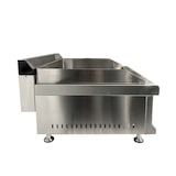 thumbnail of Combisteel gasgrillplaat inclusief ombouwset, gemaakt van roestvrij staal, 800x575x365 mm