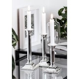 thumbnail of Kerzenleuchter Lincoln für Stabkerze, kannelierter Schaft, versilbert, anlaufgeschützt, H 15