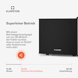 thumbnail of Geheimversteck Mini-Kühlschrank 2 Ebenen 17Ltr. 26dB thermoelektrisch Schwarz