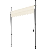 thumbnail of tectake Store à pince sans perçage avec manivelle, réglable en hauteur - 200 x 180 cm, beige - 404957