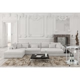 thumbnail of Desserte roulante ronde inox/miroir d.57cm