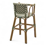 thumbnail of Chaise haute bébé TROCA - Tressage Vert et Blanc