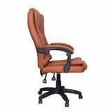 thumbnail of DASCK Poltrona da Ufficio Regolabile e Reclinabile, Ecopelle, Base Girevole 360° – DASCK- DASCK-POLTRONA-MARRONE