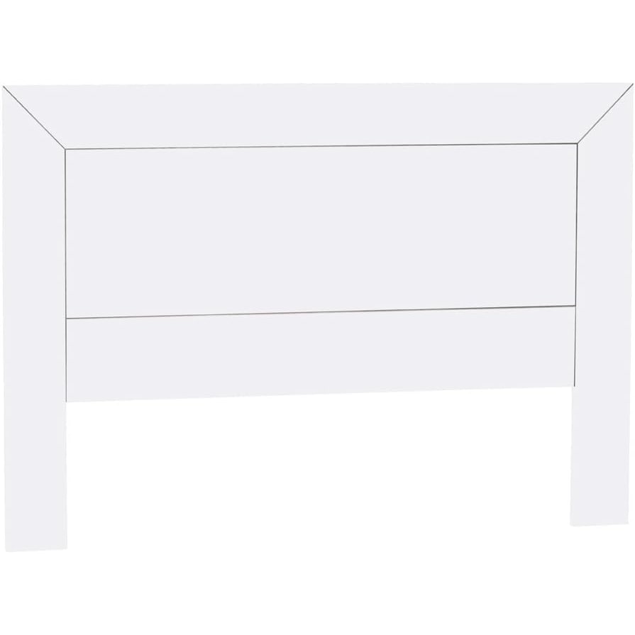 Cabecero para somier de 150 cm, Realizado en madera de pino Macizo y MDF , Blanco lacado , medidas 110x160x2 (altoxanchoxfondo) , Robusto y resistente