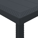 thumbnail of vidaXL Garten-Essgruppe 3 pcs Anthrazit 100 x 100 x 73 cm Plastik