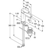 thumbnail of Kludi Waschtisch-EHM Pure & Style 100 m. Metallablaufg. chrom