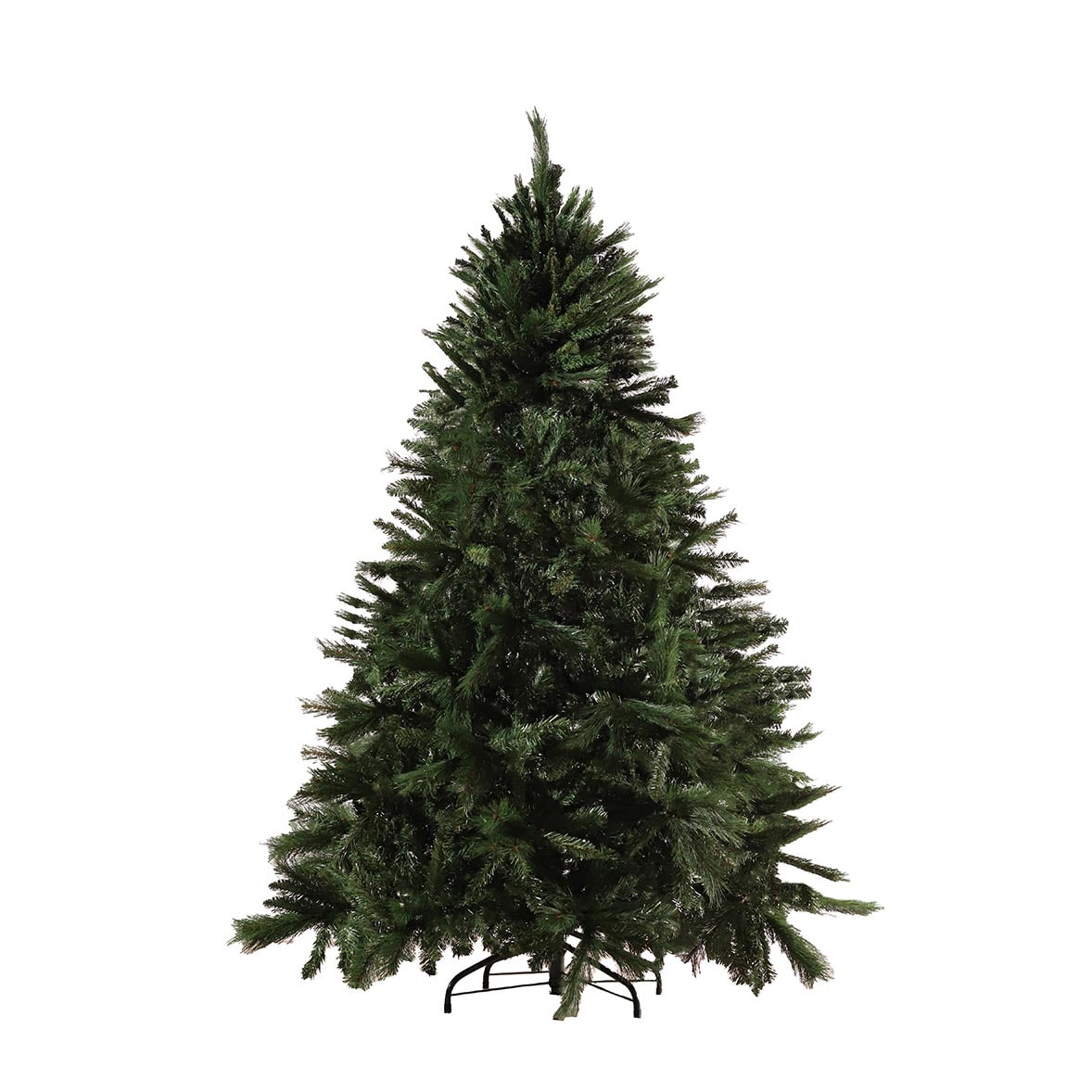 Arbol de Navidad Artificial NATURING MONDE GREENLUXE 230 cm. Mixto PVC/aguja dura. 1733 ramas, con soporte.
