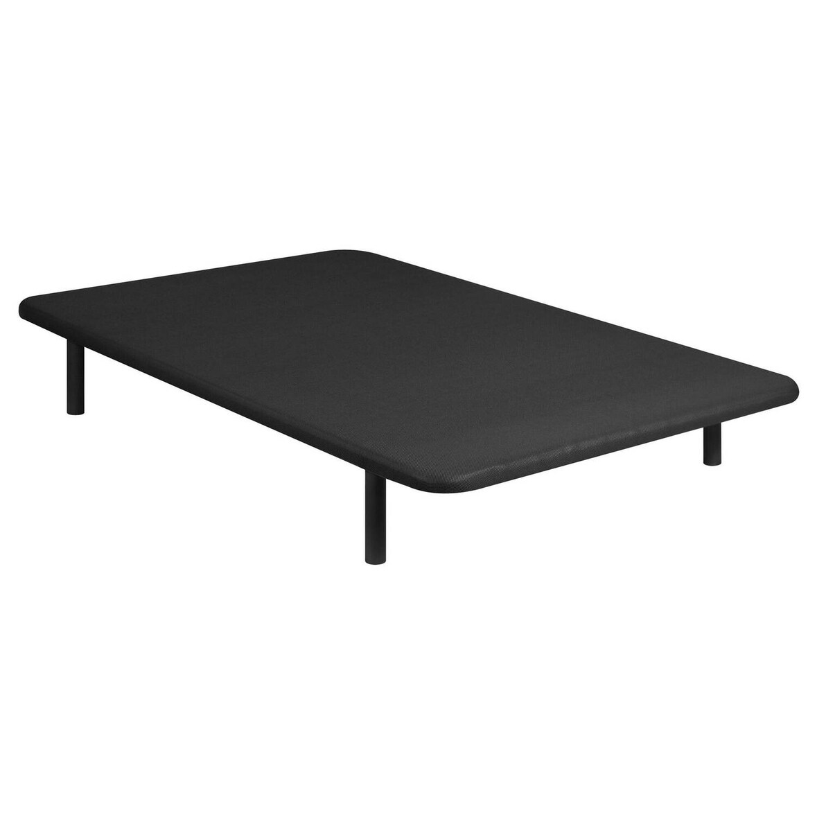 Base Tapizada Pikolin Negra 135x190 cm | Entrega, Montaje y Recogida Incluidos | Transpirable