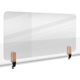 thumbnail of Tischtrennwand Elements Acrylglas transparent 60x120cm mit Tischklammern