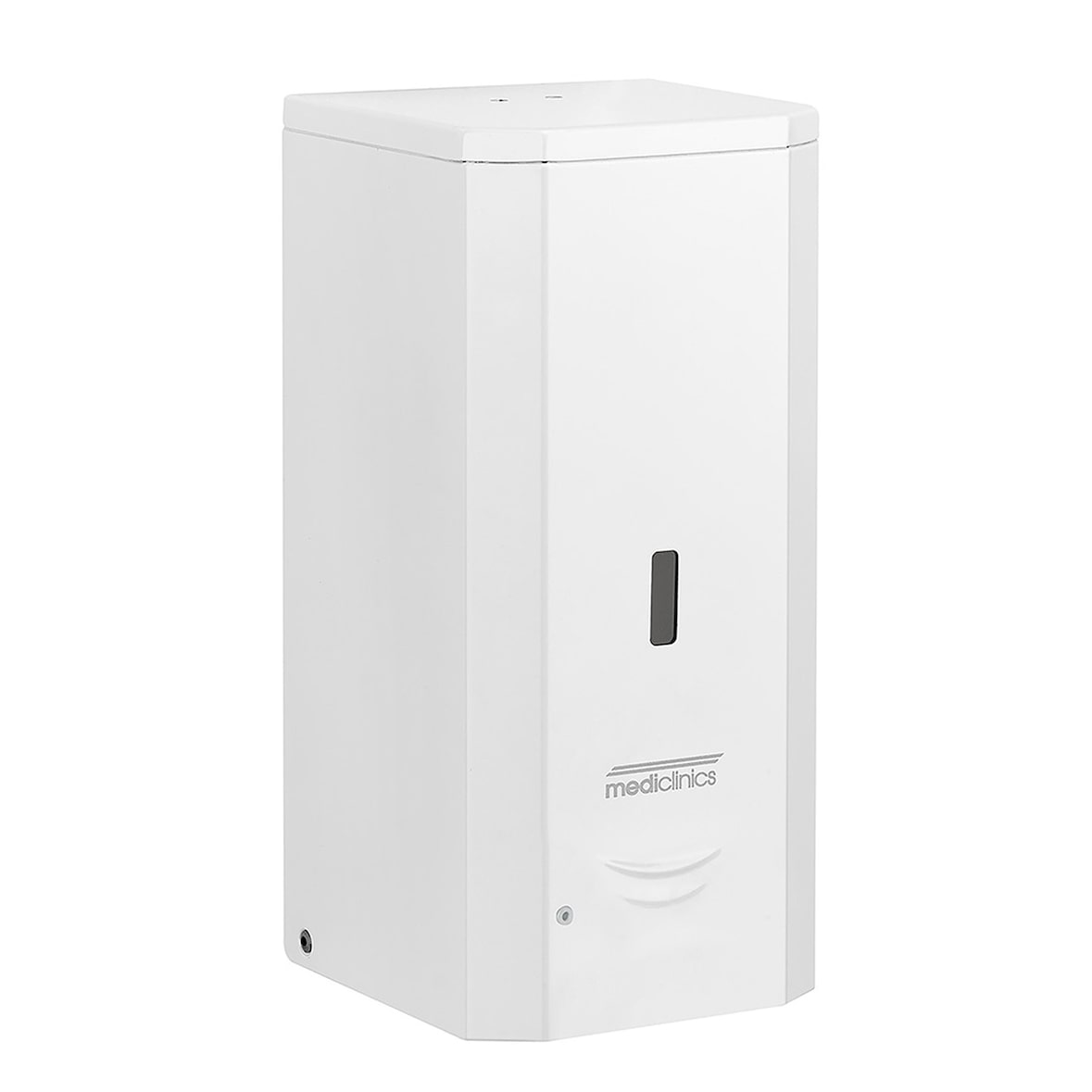 Mediclinics Seifenspender - 1000 ml - Sensor - Edelstahl weiß pulverbeschichtet