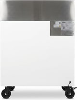 thumbnail of Romux® Saladette und Pizzatisch 1 Tür und 2 Schubladen 90x70 cm 220 Liter Fassungsvermögen für Behälter | Kühltisch von Pizzen und Salaten