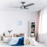 thumbnail of Ventilador DC Cimio  LED  22W 3CCT Acero Titano Fácil instalación
