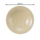thumbnail of Seltmann Weiden Beat Color Glaze Suppenteller ø 22,5 cm 6er Set Sandbeige
