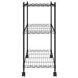 thumbnail of Helloshop26 - Étagère de rangement 3 niveaux et roues 60 x 35 x 81 cm 150 kg noir 02_0045691