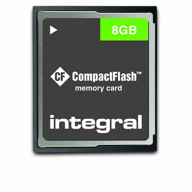 Integral Carte Mémoire 8 Go Cf Compact Flash Usage Non Intensif Integral