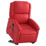 thumbnail of vidaXL Massagesessel mit Aufstehhilfe Rot Kunstleder